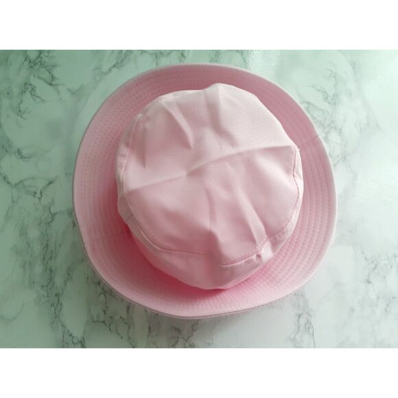 Lot of 2 Women's Solid Pink & White Bucket Packable Bucket Hat One Size NWOT - Picture 5 of 11
